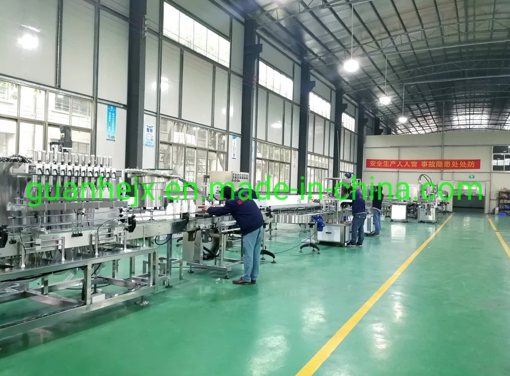 Peristaltic Pump Controlling Filling Sealing Labeling Capping Production Line