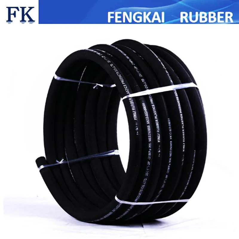 100r17 Wire Braided Fluid Hose Media Mineral and Biological Oils Glicol-Water Based Water Lubricants