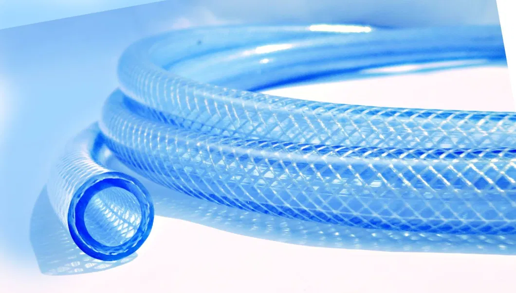 Tensile Corrosion-Resistant Flexible High Qualitycustomize Color PVC Polyester Fiber Reinforced Hose for Air, Water, Gas, Oil Equipment