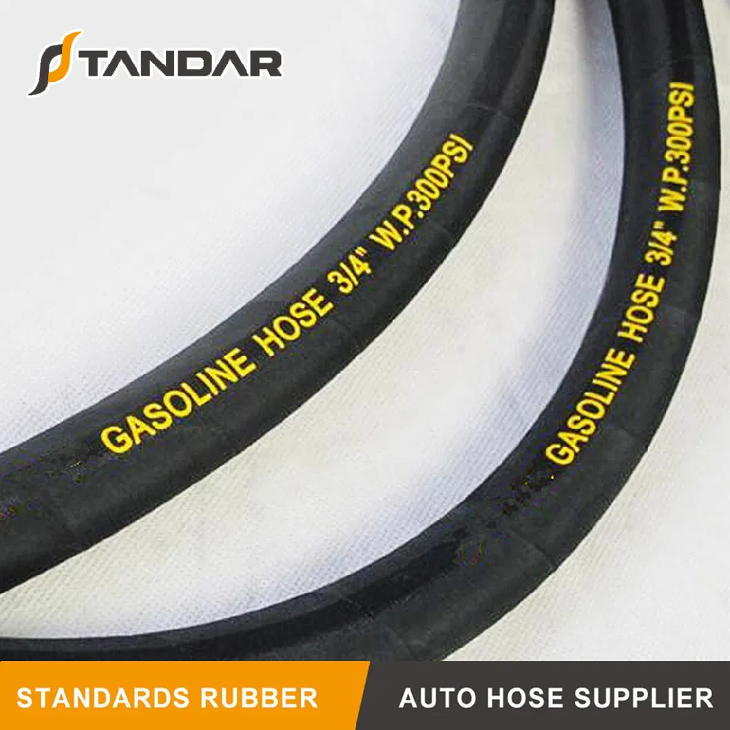 Flexible Steel Wire Braided Reinforced Rubber Petroleum Transfer Oil Resistant Gasoline Oilfield Hose