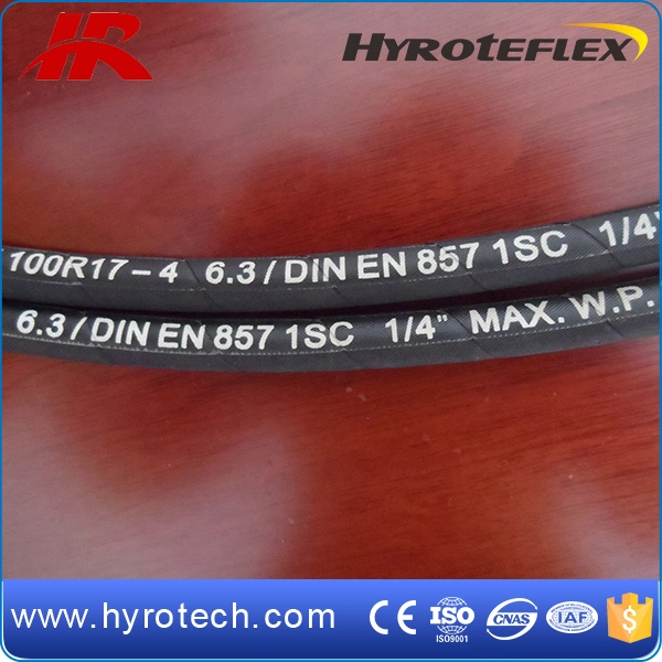 High Pressure Oil Resistant Hydraulic Rubber Hose SAE 100r16 R17