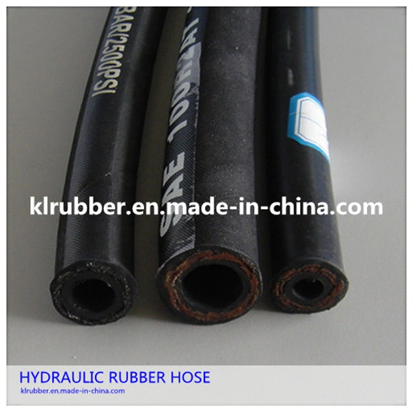 Wire Braided Oil Resistant High Pressure Flexible Hydraulic Rubber Hose