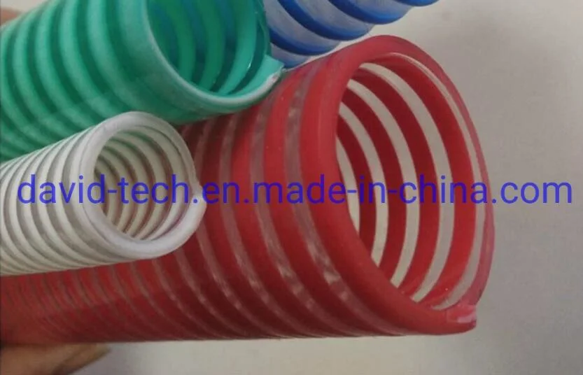 Plastic PVC Polyester Transparent Fiber Reinforced LPG Expandable Layflat Garden Air Gas Water Oil Delivery Suction Pipe Tube Hose