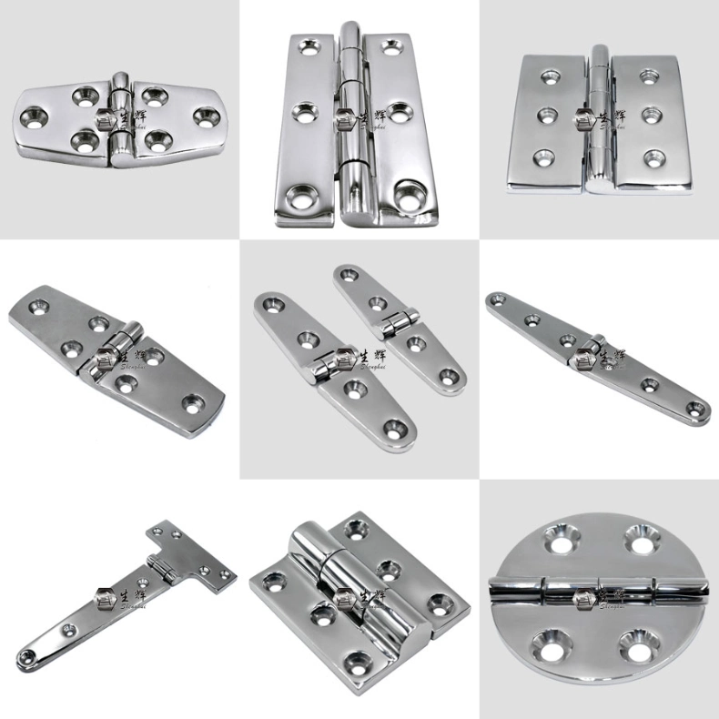 Boat Cabinet Hatch Hardware Strap Hinges 316 Stainless Steel Hinge Marine Heavy Duty Deck Cupboard Hinge