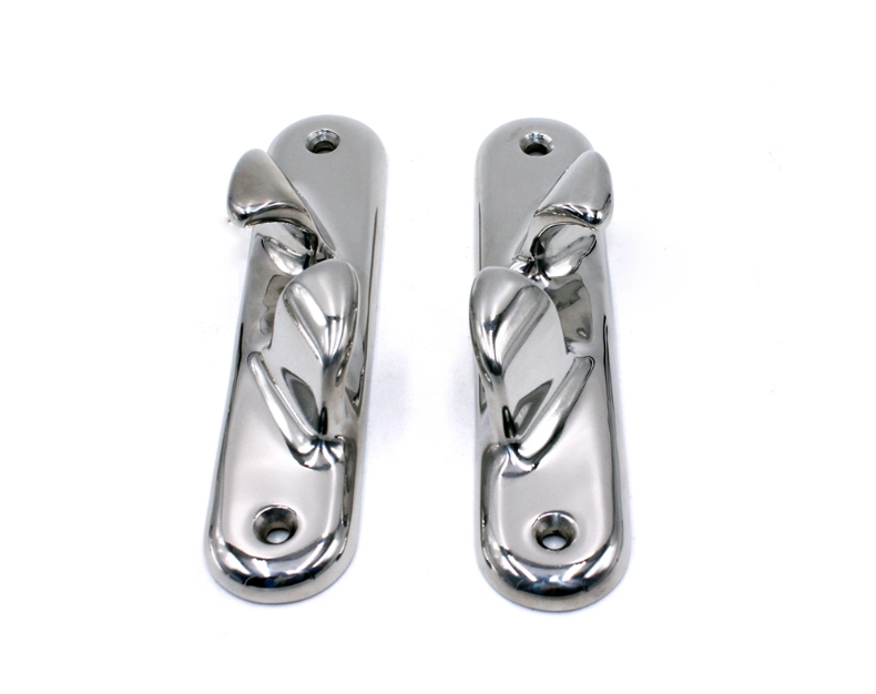 Heavy Dudy Marine Grade 316 Stainless Boat Angled Bow Chocks Yacht Deck Dock Mooring Rope Cleat Chock