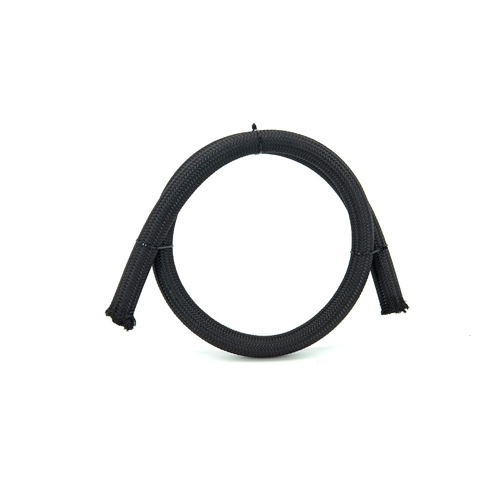 1meter An4 An6 An8 An10 An12 Fuel Hose Oil Gas Cooler Hose Line Pipe Tube Nylon Stainless Steel Braided Inside CPE Rubber