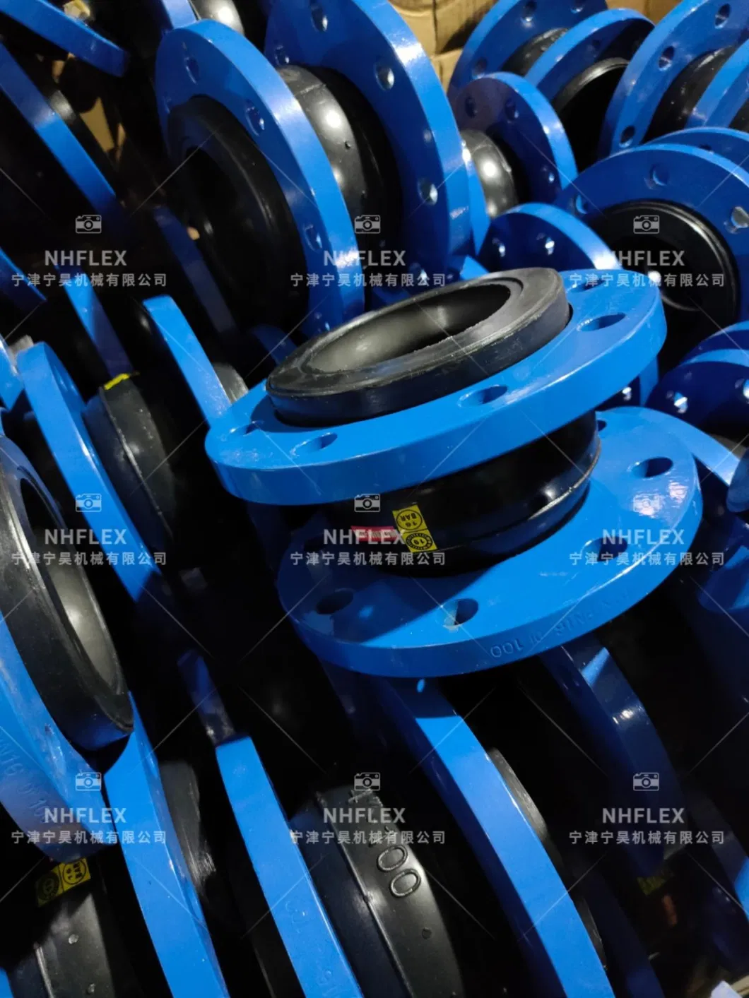 EPDM/NBR Single Ball Flexible Rubber Joint with Flange