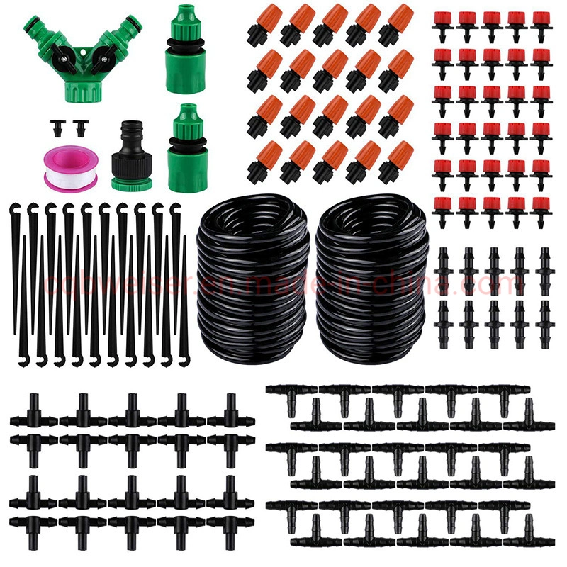 149PCS/30m Garden Watering Cooling Mist Drip Irrigation Kits System