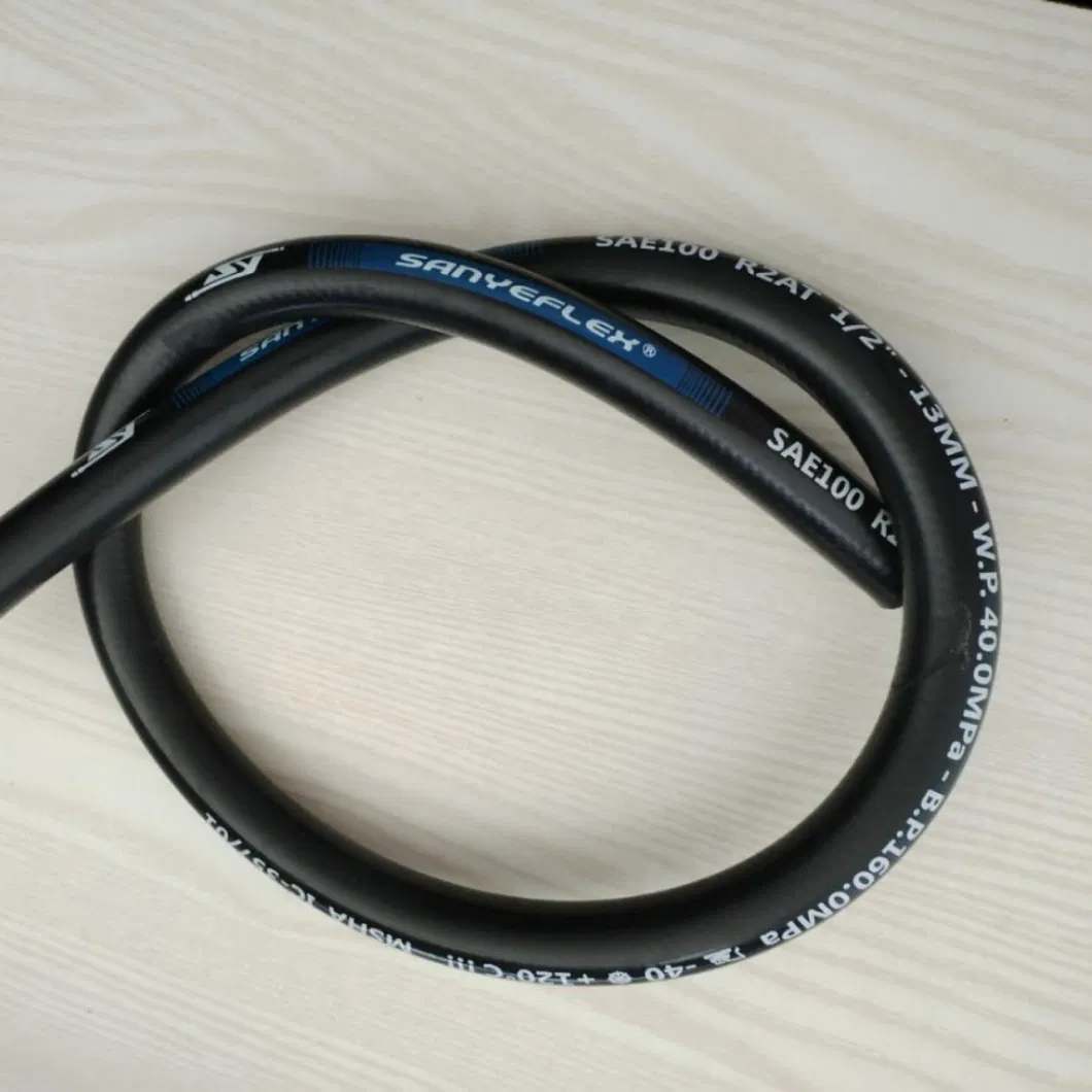 Durable and Wear-Resistant High-Quality Steel Wire Braided Hydraulic Hose Made in China R2/853 2sn