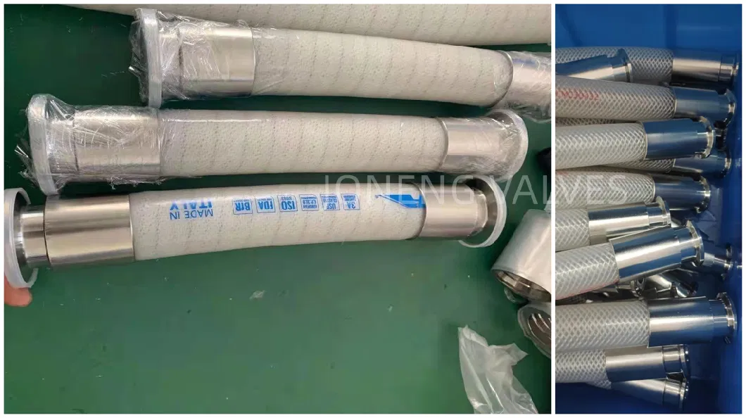 Sanitary Grade Quick Fitting Silicone Hose with Stainless Steel Connector