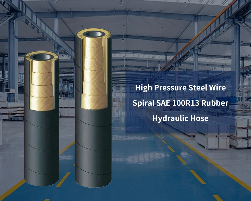 Oil Resistant High Pressure Flexible Hydraulique SAE 100r13 Hydraulic Rubber Hose Hydraulic Hose Pipes SAE 100r13