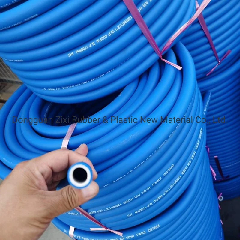 Oil Resistant Yellow Blue Red Color Flexible Wire Braided Rubber Hose for Oxygen Acetylene Delivery