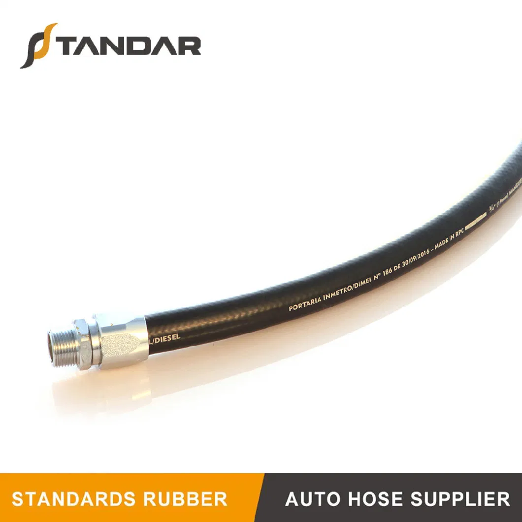 Flexible Steel Wire Braided Reinforced Rubber Petroleum Transfer Oil Resistant Gasoline Oilfield Hose