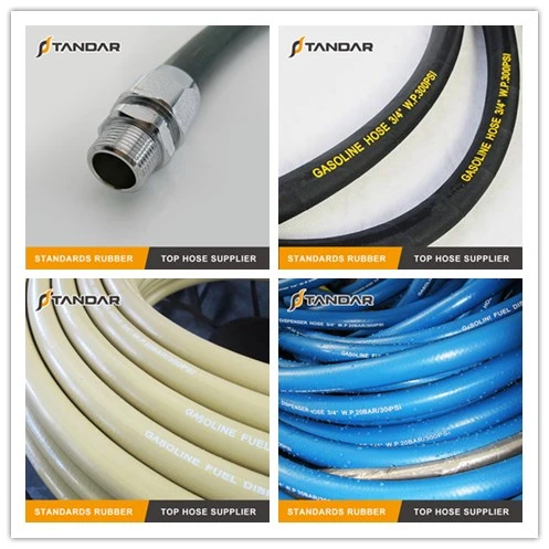 Flexible Steel Wire Braided Reinforced Rubber Petroleum Transfer Oil Resistant Gasoline Oilfield Hose