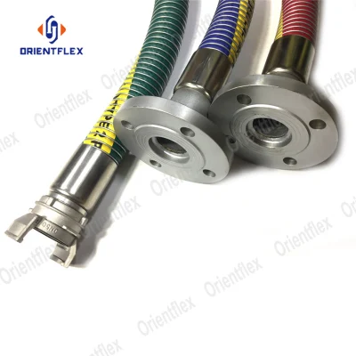 Mangueras y accesorios compuestos marinos químicos para aceite de grano flexible industrial