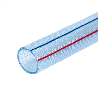  Duradera Alta calidad Dureza buena Dureza Color PVC Alta resistencia manguera reforzada con fibra de poliéster para aire, agua, gas, aceite