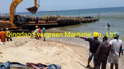 Evergreen Marine dinamismo airbags para el levantamiento de la plataforma dique flotante