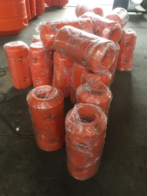 Pipeline flotadores flotadores de ducto de polietileno para el dragado del tubo de oleoducto flotador