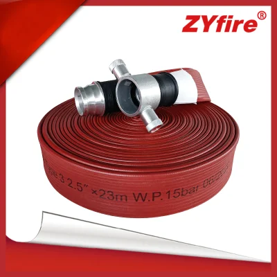  Zyfire caucho de la cubierta de lucha contra el fuego de la manguera de fuego marino para la descarga de agua