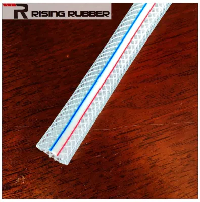 Trenza de fibra de PVC flexible Jardín manguera de agua