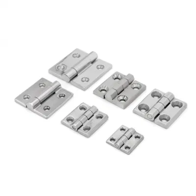 Ferretería Marina de servicio pesado Galvanized Hierro Acero fundición oculto Barco Bisagra plana de tope para puerta de cubierta