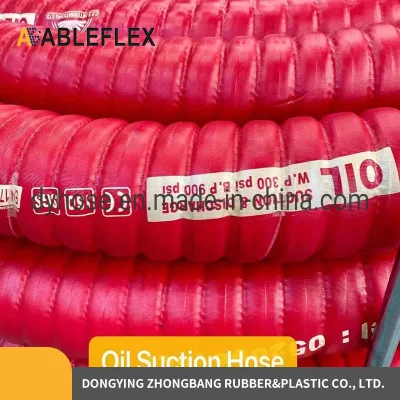 Manguera flexible de succión y descarga de agua de caucho de alta calidad