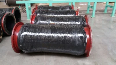 Tipo de brida drenaje Mud proyecto de entrega de arena dragado agua de caucho Manguera de descarga de succión