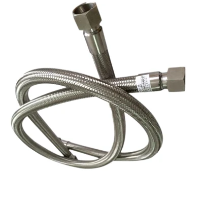  Tubo de entrada de agua manguera caliente y fría Acero inoxidable Metal Manguera
