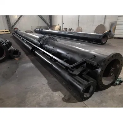 Unisite tubo de succión de succión marina Boya de succión flotante para dragado Tubo de 10&quot; codo de acero para tubería de succión