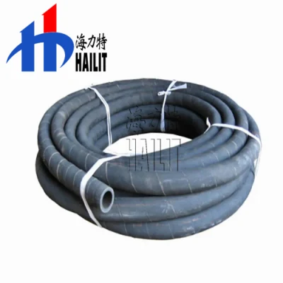 Resistente a productos químicos de 200mm cable de acero Compuesto de transferencia de aceite de camiones cisterna cisterna fue la manguera flexible de caucho (08)