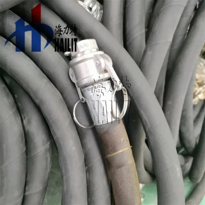  Resistente a productos químicos de 200mm cable de acero Compuesto de transferencia de aceite de camiones cisterna cisterna fue la manguera flexible de caucho (08)