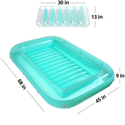 Suntan Raft Float Inflatable bronceado Blow up Pool Lounge Float Bl20642