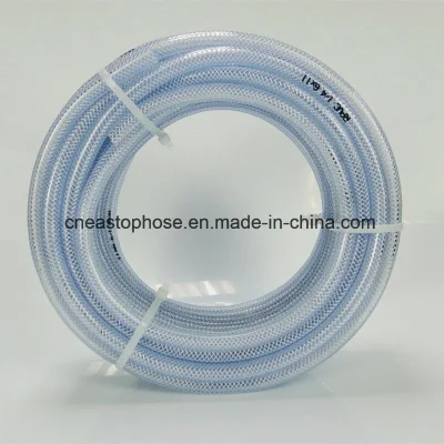 Manguera trenzada de fibra de PVC para la leche de transferencia