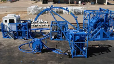 Skid montado la unidad de tubos en espiral