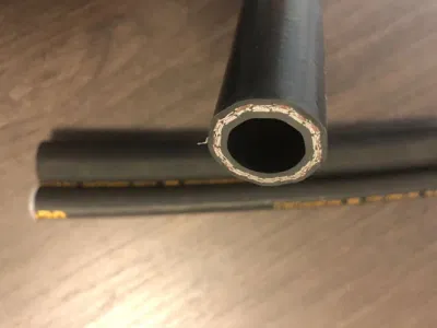  1/4 a 1/2&prime;&prime; &prime; &prime; SAE100 R1/R2 negro de alta presión de alta temperatura resistente al aceite térmico Flexible manguera de goma tubos hidráulicos