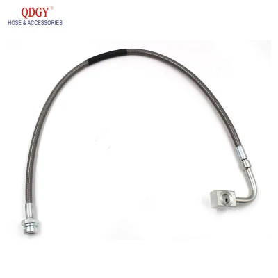  an3 1/8 mangueras de radiador trenzadas negras líneas de freno de acero PTFE Manguera de combustible
