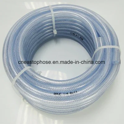 Manguera trenzada de fibra de PVC para la leche de transferencia