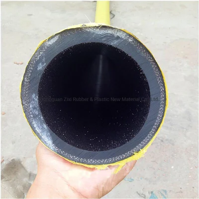 Industrial Anti abrasión manguera flexible de caucho trenzado de fibra de baja presión Con resistente al clima