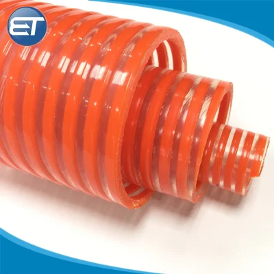  Anti-UV de succión de agua de PVC flexible, manguera de agua