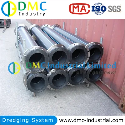 HDPE UHMW-PE PE100 Barro de barro flotante de polietileno de alta densidad Dragado drenaje tubos de agua mangueras