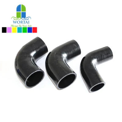 Silicona de 45 grados de manguera silicona codo reductor de Turbo Kit de manguera