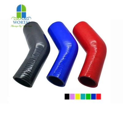 Silicona de 45 grados de manguera silicona codo reductor de Turbo Kit de manguera