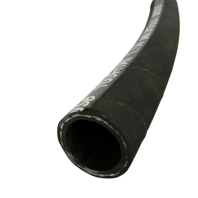 Manguera de goma de hidráulica de alta presión cable trenzado manguera de aceite de caucho flexible en espiral