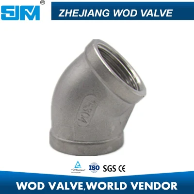 Tubo de acero inoxidable de 45 grados Fittingelbow