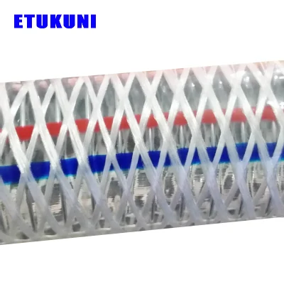 Pressure-Resistant Alambre de Acero Inoxidable Reforzado de poliéster PVC la manguera de vacío para la aspiración de polvo de agua aceite de transporte de descarga