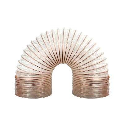 Conducto PU Acero cable de cobre reforzado conducto 25 mm TPU Manguera de conducto flexible