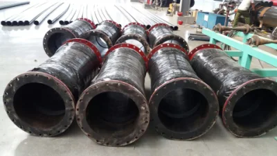 Tipo de brida drenaje Mud proyecto de entrega de arena dragado agua de caucho Manguera de descarga de succión
