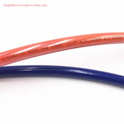  Fibra resistente a alta presión de aceite de lubricación de nylon trenzado manguera (R7/R8)