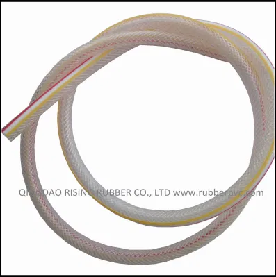 Trenza de fibra de PVC flexible Jardín manguera de agua