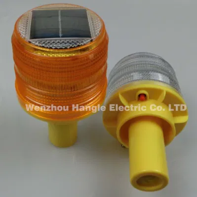 PC Hight-Quality Solar LED Testigo de barricada de tráfico, LED Testigo/LED parpadeantes luces solares